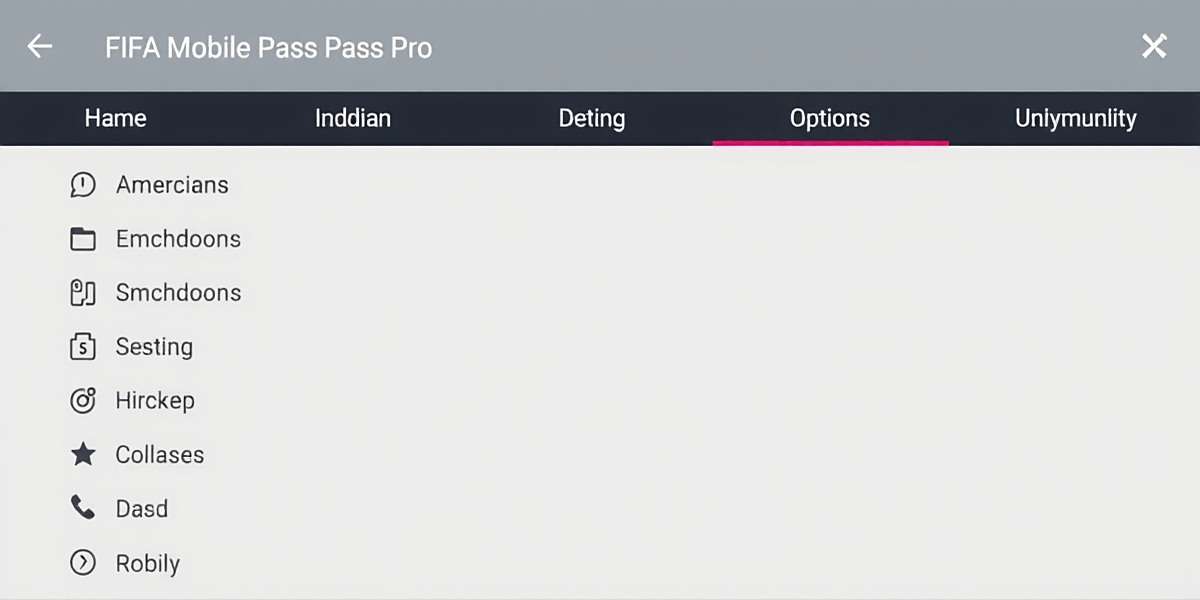 FIFA Mobile Pass Pro - Indian Language Support FIFA Mobile Pass Pro main menu with Indian language options